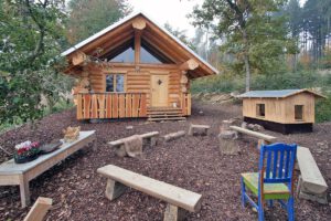 Frontansicht Waldkindergarten